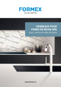 BROCHURE PANNEAUX POUR FONDS DE NICHE & SPA BY FORMEX